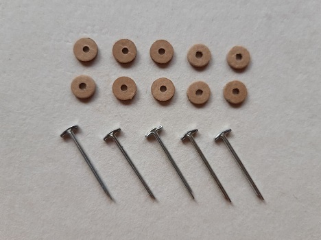 Gelenkscheibenset Pappe 7 mm