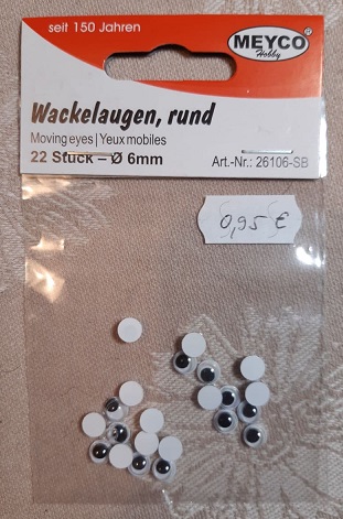 Wackelaugen 6 mm