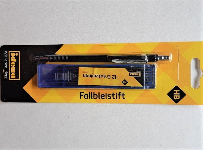 Fallminen-Bleistift + 12 Ersatzminen (solange noch vorrätig)