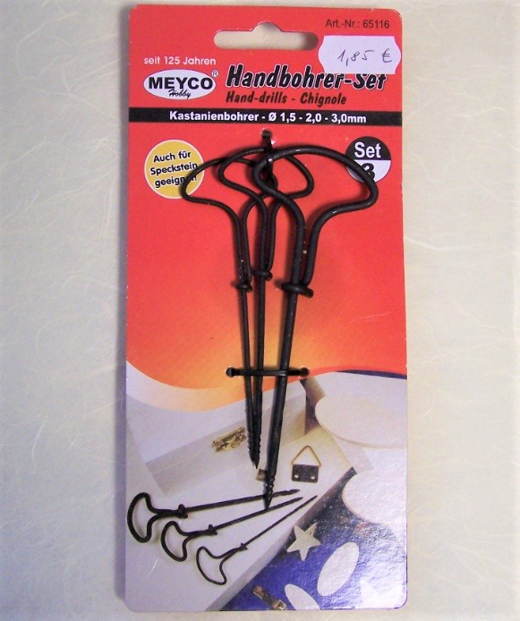 Handbohrer 4er Set