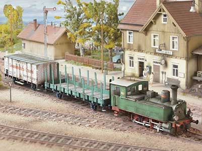 Württembergische T3 Dampflok + 2 Wagen
