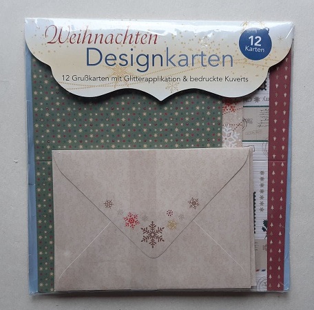 Weihnachtliches Karten-Set