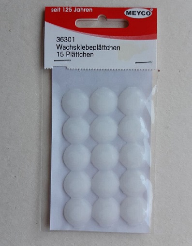 Wachsklebeplättchen