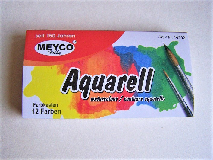 Aquarellfarben-Kasten